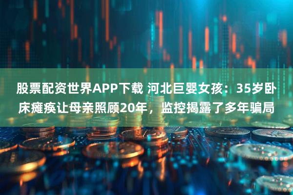 股票配资世界APP下载 河北巨婴女孩：35岁卧床瘫痪让母亲照顾20年，监控揭露了多年骗局